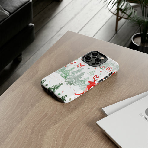 Nordic Christmas Print - Impact Resistant Phone Case